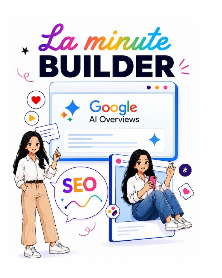 La Minute Builder — Google AI Overviews et SEO, 7 leviers pour être cité par les IA