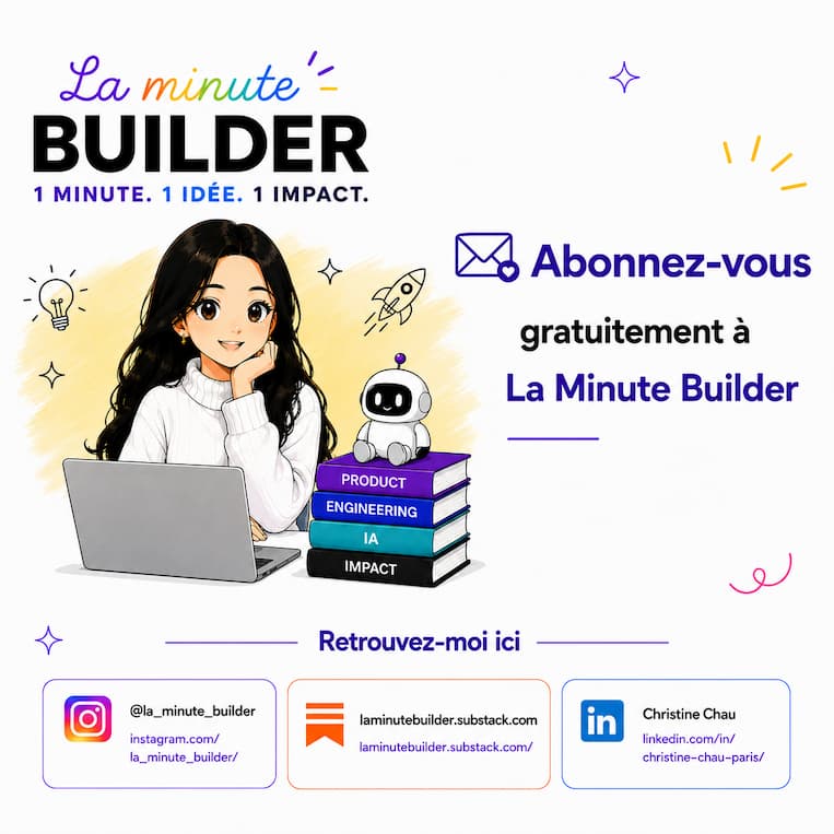 La Minute Builder — follow the blog on Instagram, Substack and LinkedIn